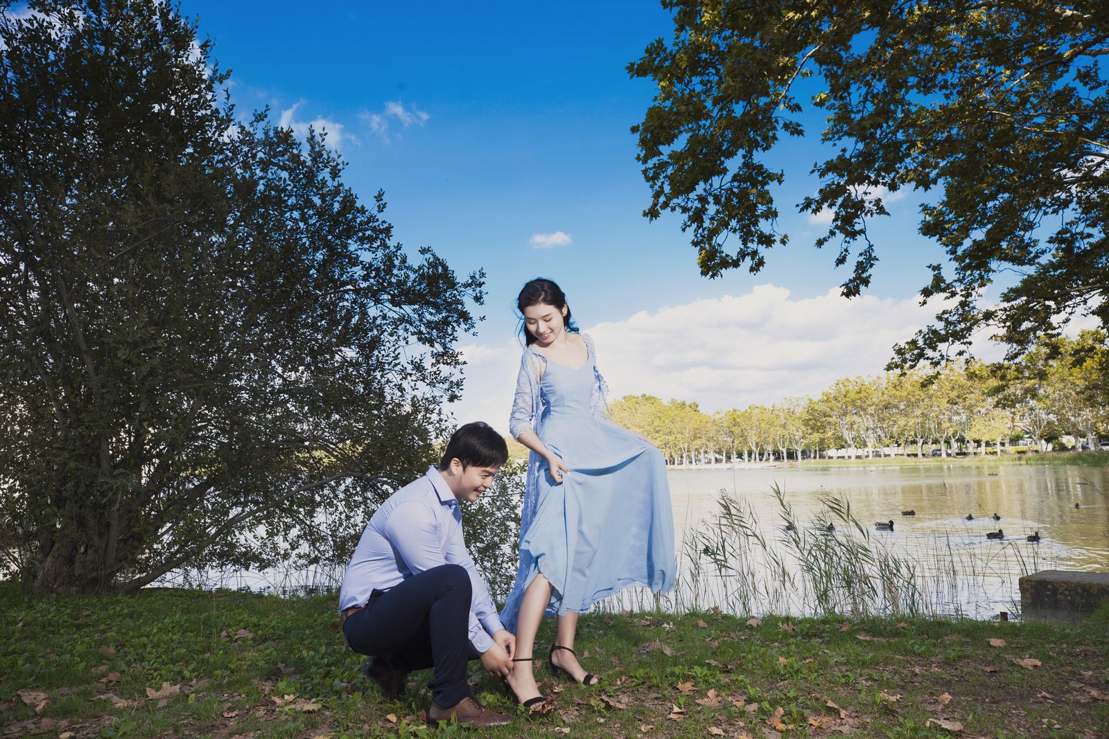 巴尼奥莱斯湖婚纱照 - 巴塞罗那