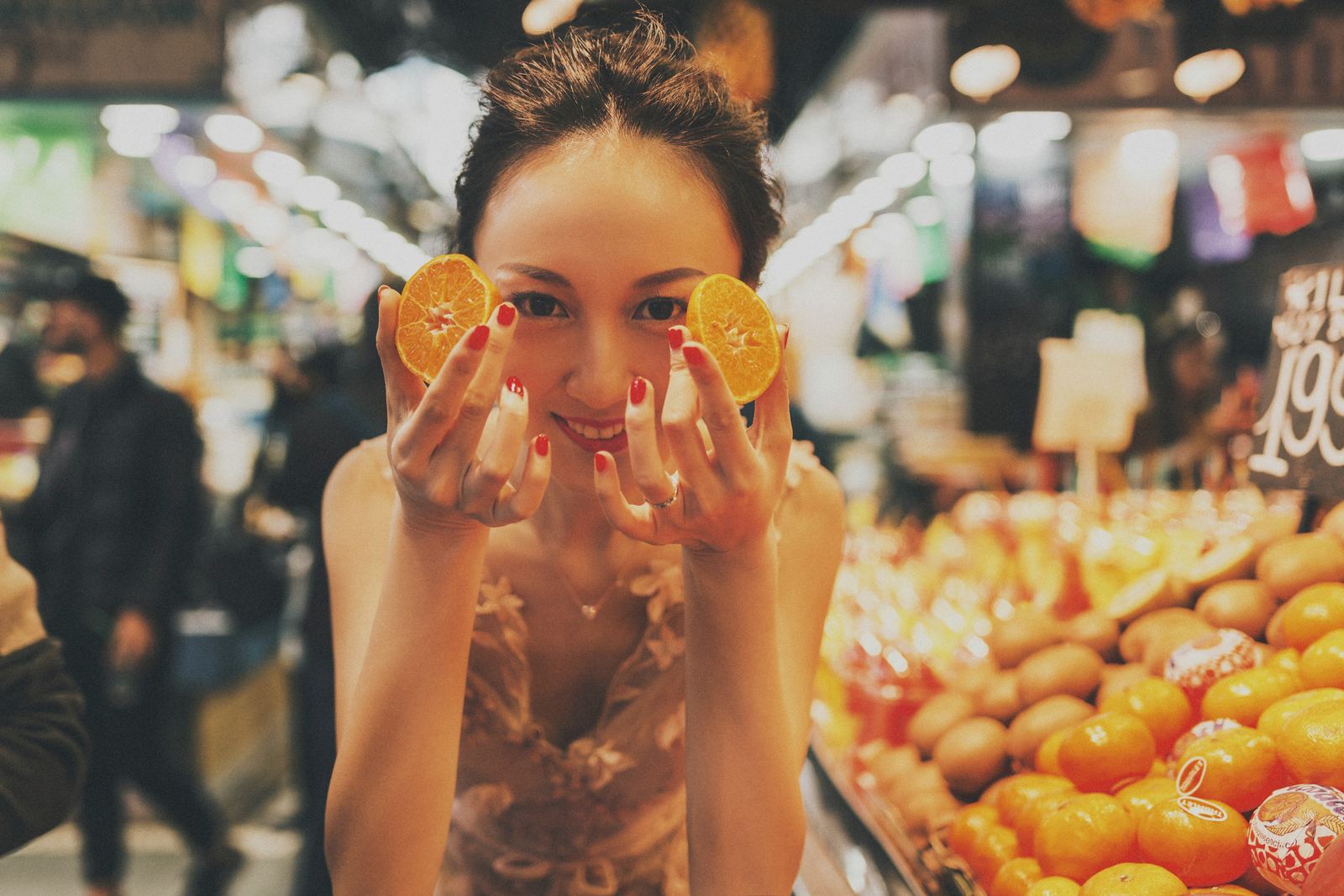 波盖利亚市场婚纱照 - 巴塞罗那