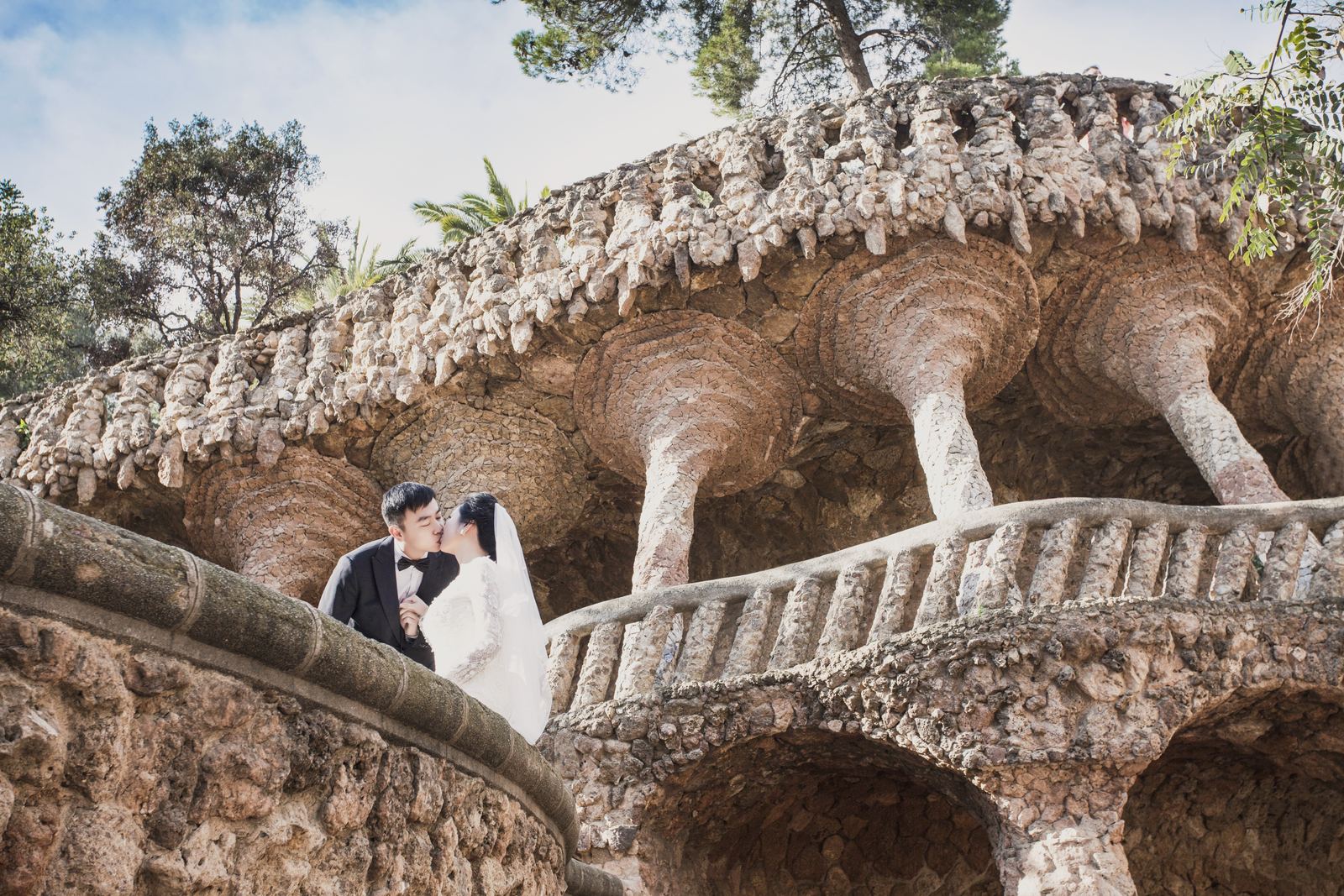 桂儿公园婚纱照 - 巴塞罗那