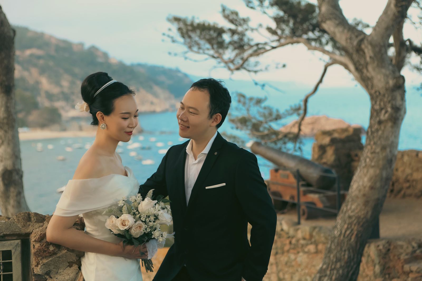 托萨·滨海婚纱照 - 巴塞罗那